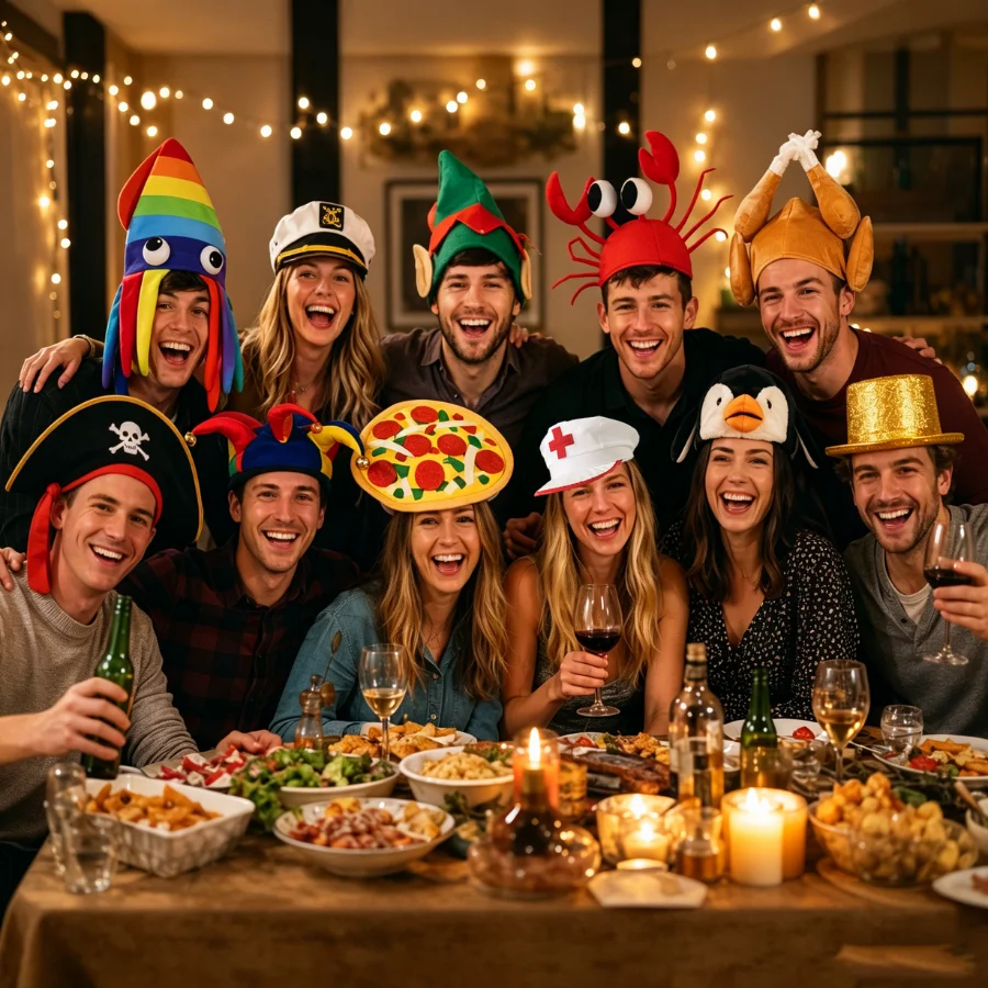 6-32Pcs Assorted Funny Hats Photo Booth Props Crazy Party Hats for Carnival Dress Up Birthdays Parties