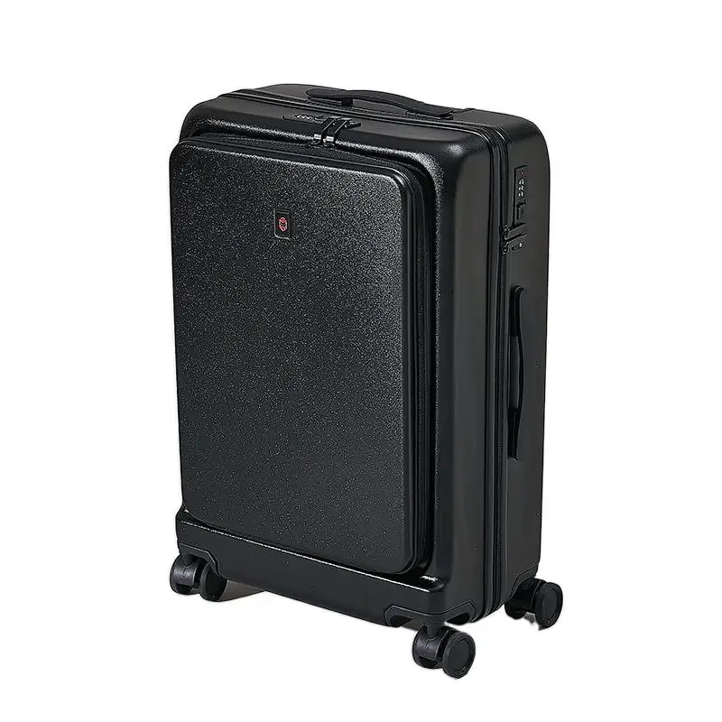 Front Open Cover Luggage Wear-Resistant Suitcase Trolley Case 20Inch Boarding Bag Universal Wheel Password Suitcase