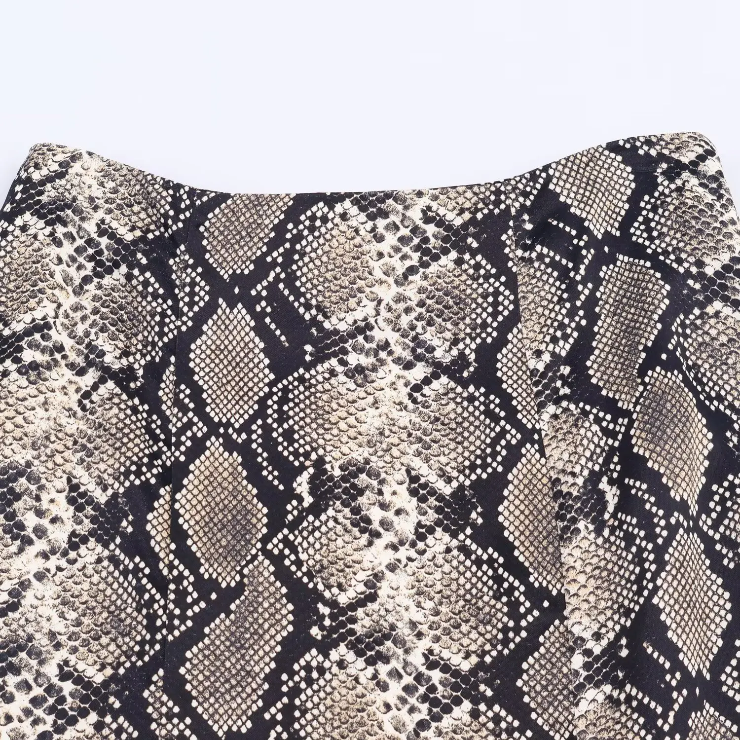 Withered 2026 European And American Spring New Fashion Medium To Long Animal Pattern A-line Half Length Skirt Long Skirt