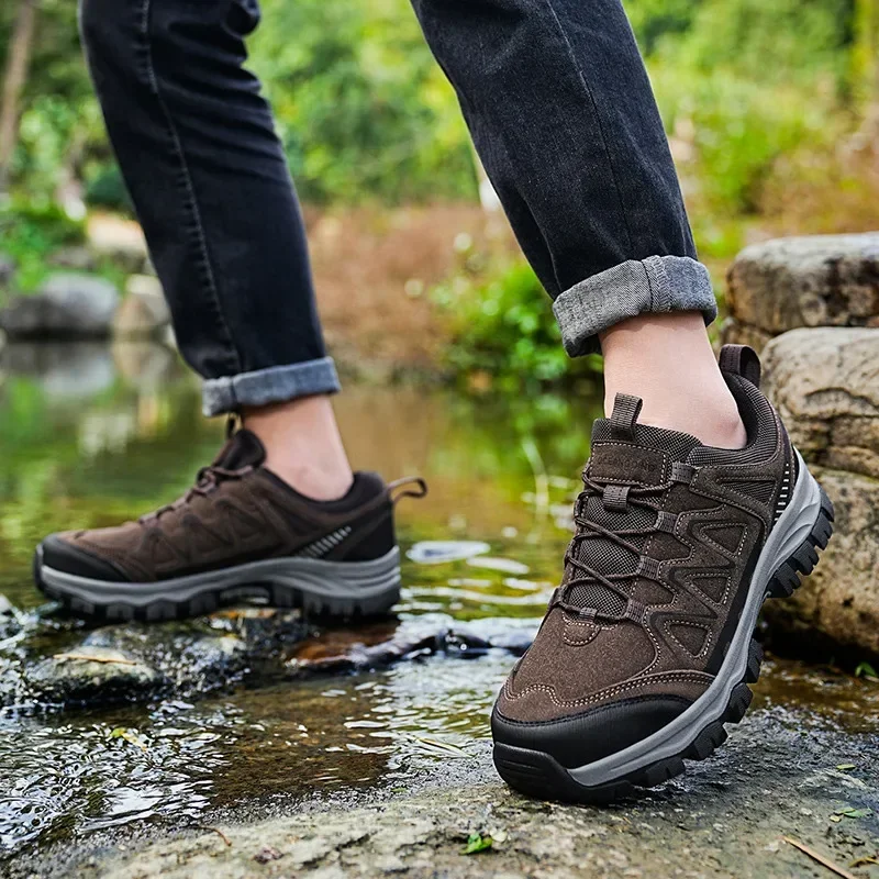 Marke Fashion Outdoor Sport Schuhe für Männer Atmungsaktive Anti-slip männer Trekking Schuhe Große Größe 48, Wandern Turnschuhe männer Trainer