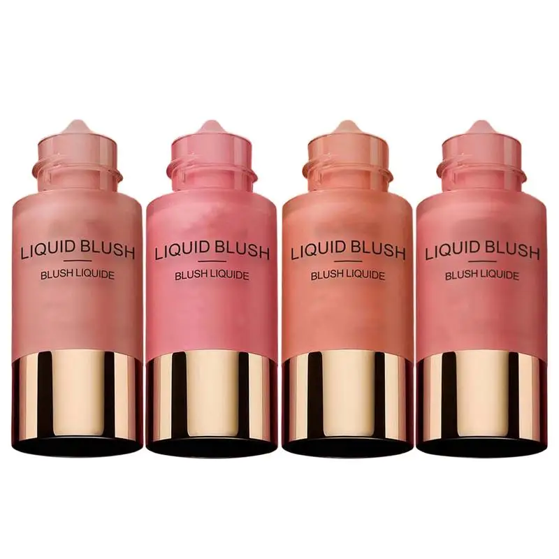 Liquid Blush Eyeshadow Contouring Moisturizing Face Liquid Blush Lip Cheek Blusher Blush Rouge Stick Silky Face Blush