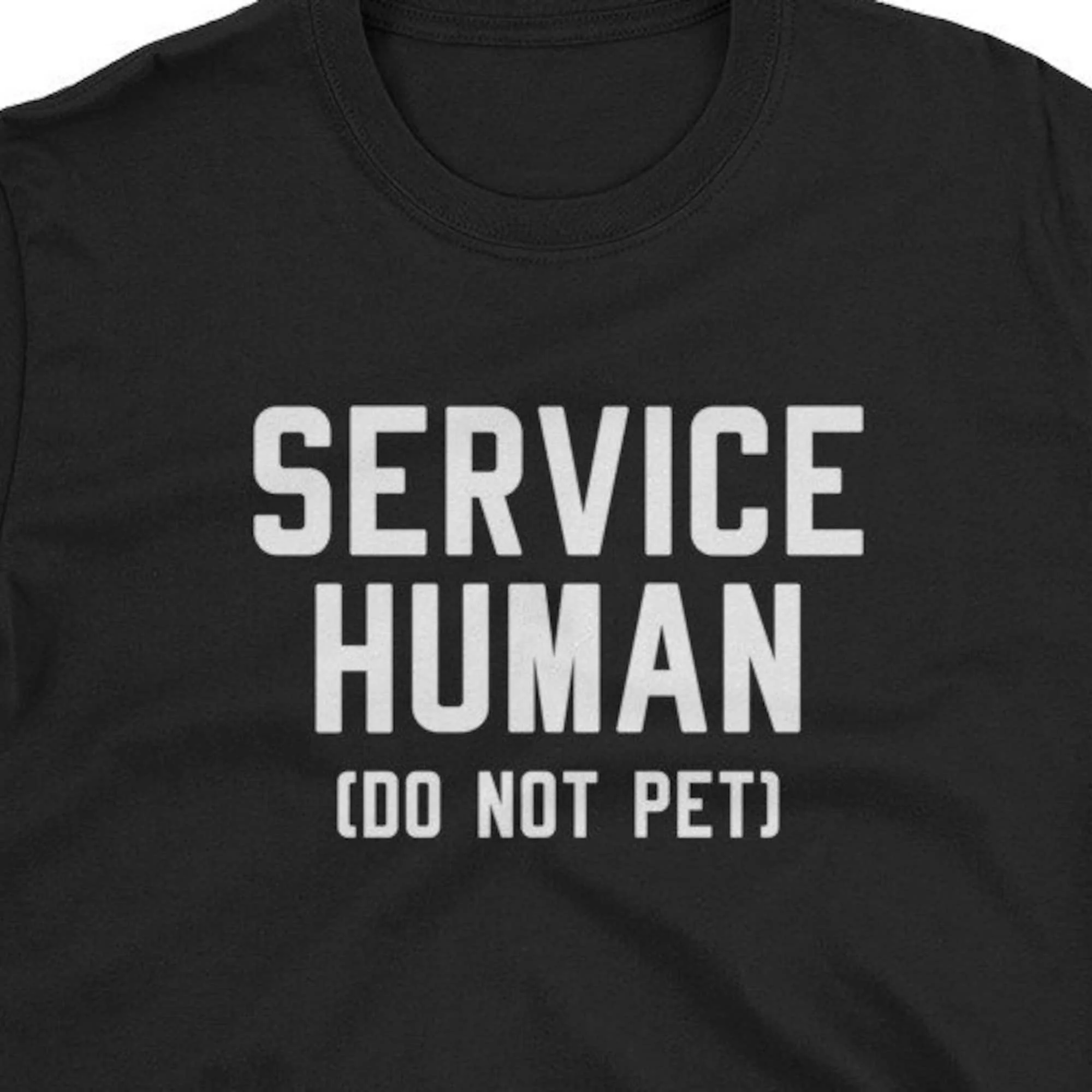 Service Human Do Not Pet Animal T Shirt Emotional Support Esa