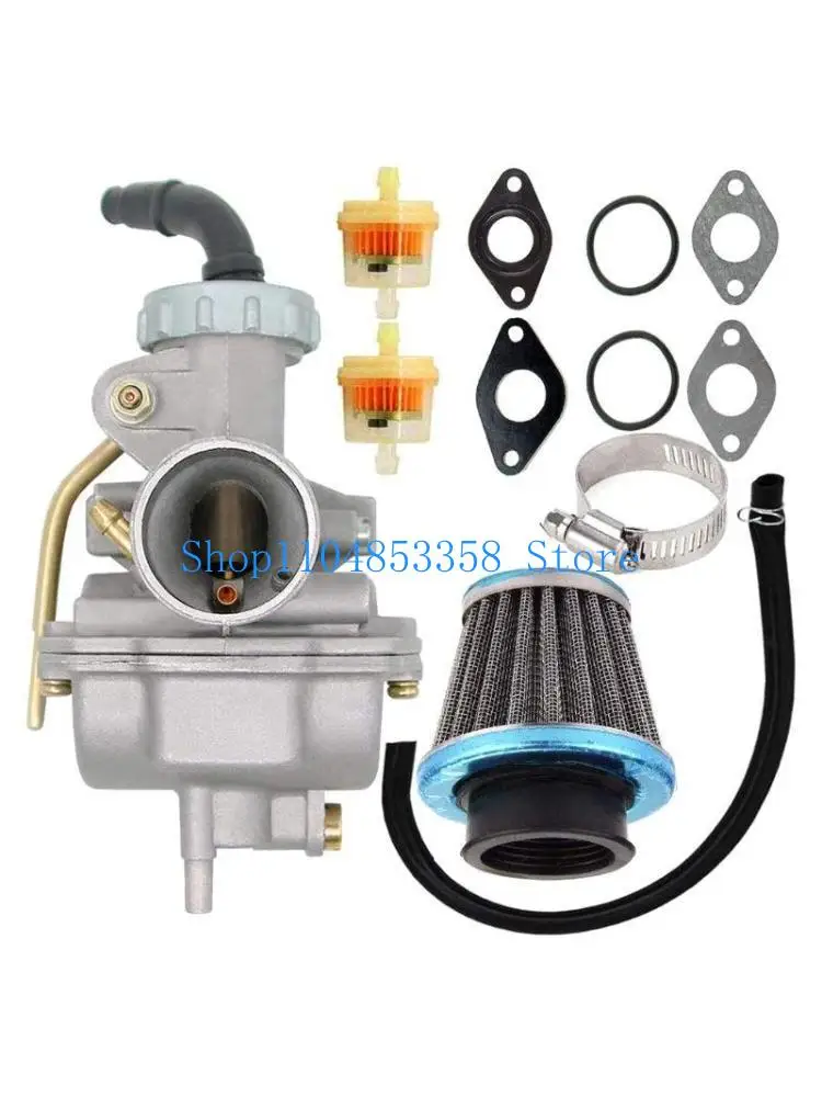 

652F PZ20 Carburetor for 50cc 70cc 90cc 110cc 125cc TaoTao 110B NST Dirt Bike CRF50F XL75 CRF80F XR50R with Air Filter