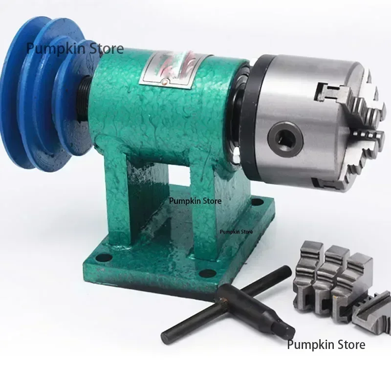 Homemade Lathe Spindle Woodworking DIY Metal Assembly Bead Machine Three-claw Four-claw Self-centering Chuck Modification Set