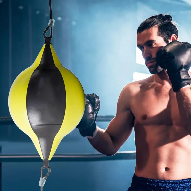 

Punching Ball Boxing Ball Reflex Training Bag Leather Suspend Speed Bag Exercise Equipment Home Gym Accessories For Reaction