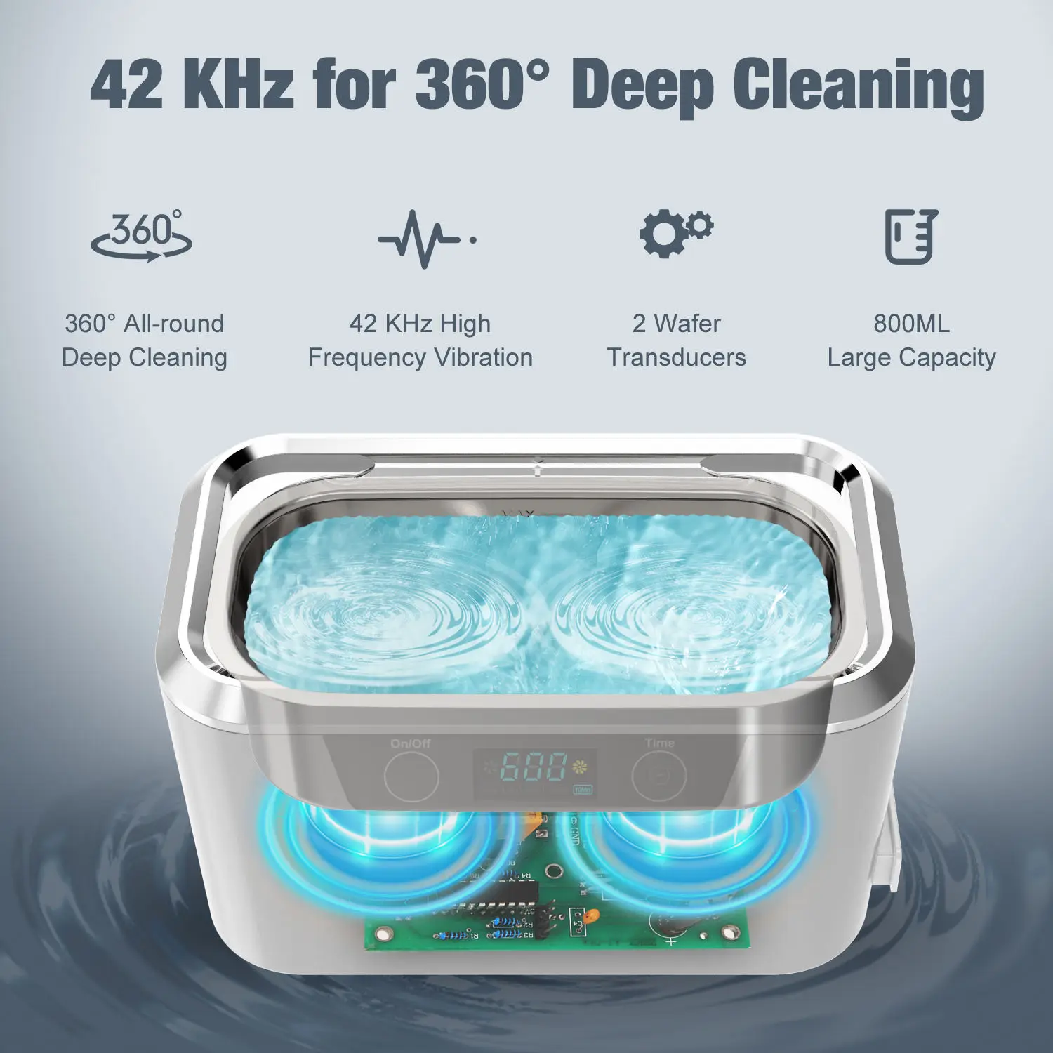 Portable Ultrasonic Cleaner Household Manicure Tool Cleaning Machine