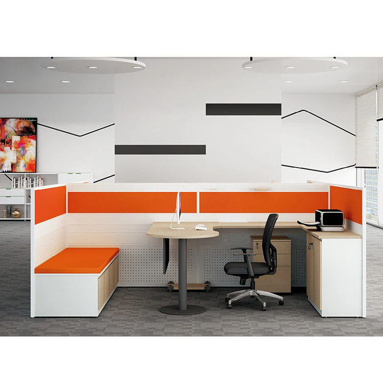 Office Desk,Computer Workstation Electric Desk Secretary Office Table Fashion Office Partition