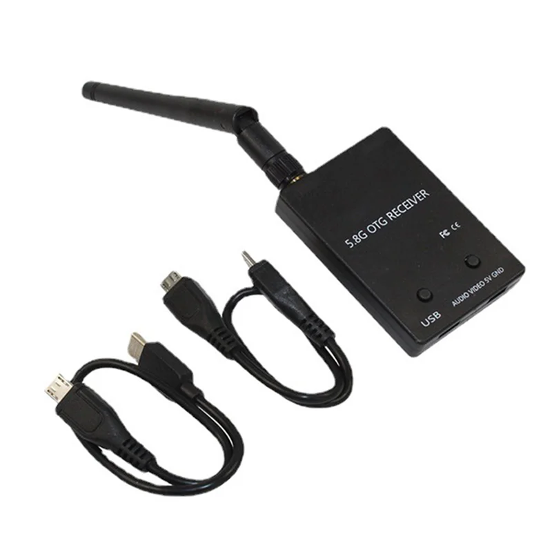 

UVC OTG 5.8G 150CH Black Receiver Plastic Receiver Full Channel For Android Phone Tablet Transmitter RC Drone Parts