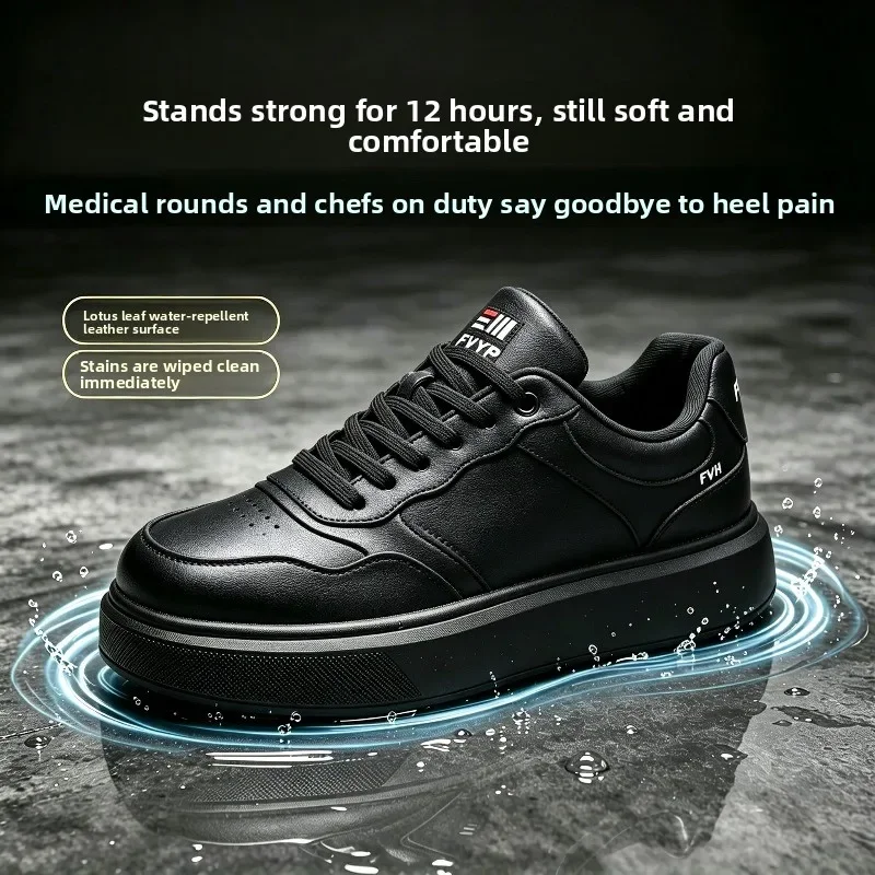 New Model Men's Chef Shoes with Anti-slip Properties. Oil-proof. Anti-slip. Easy To Clean. Special Shoes for The Kitchen.