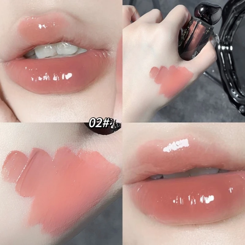 Waterglanzende vloeibare lippenstift Spiegelglans Afwerking Hydraterende lipvlek Langdurig vocht Hoogglans Overdrachtbestendig Essentieel