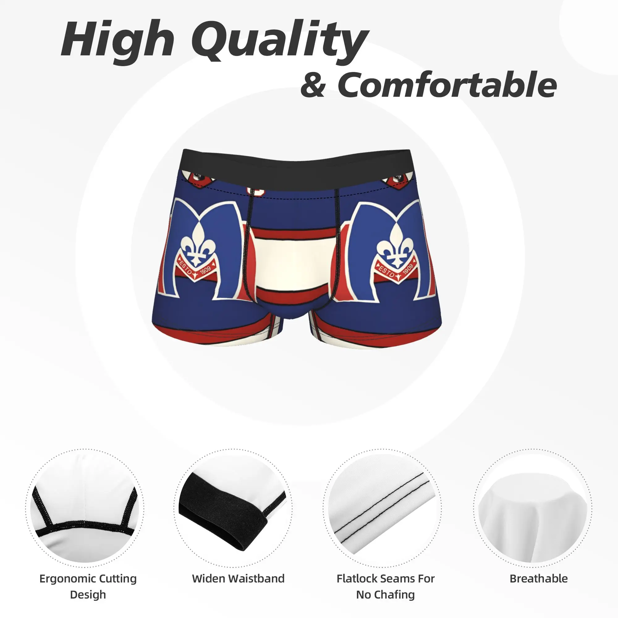 Man Shane Heated Rivalry Underwear  Funny Boxer Briefs Shorts Panties Male Polyester Underpants Plus Size