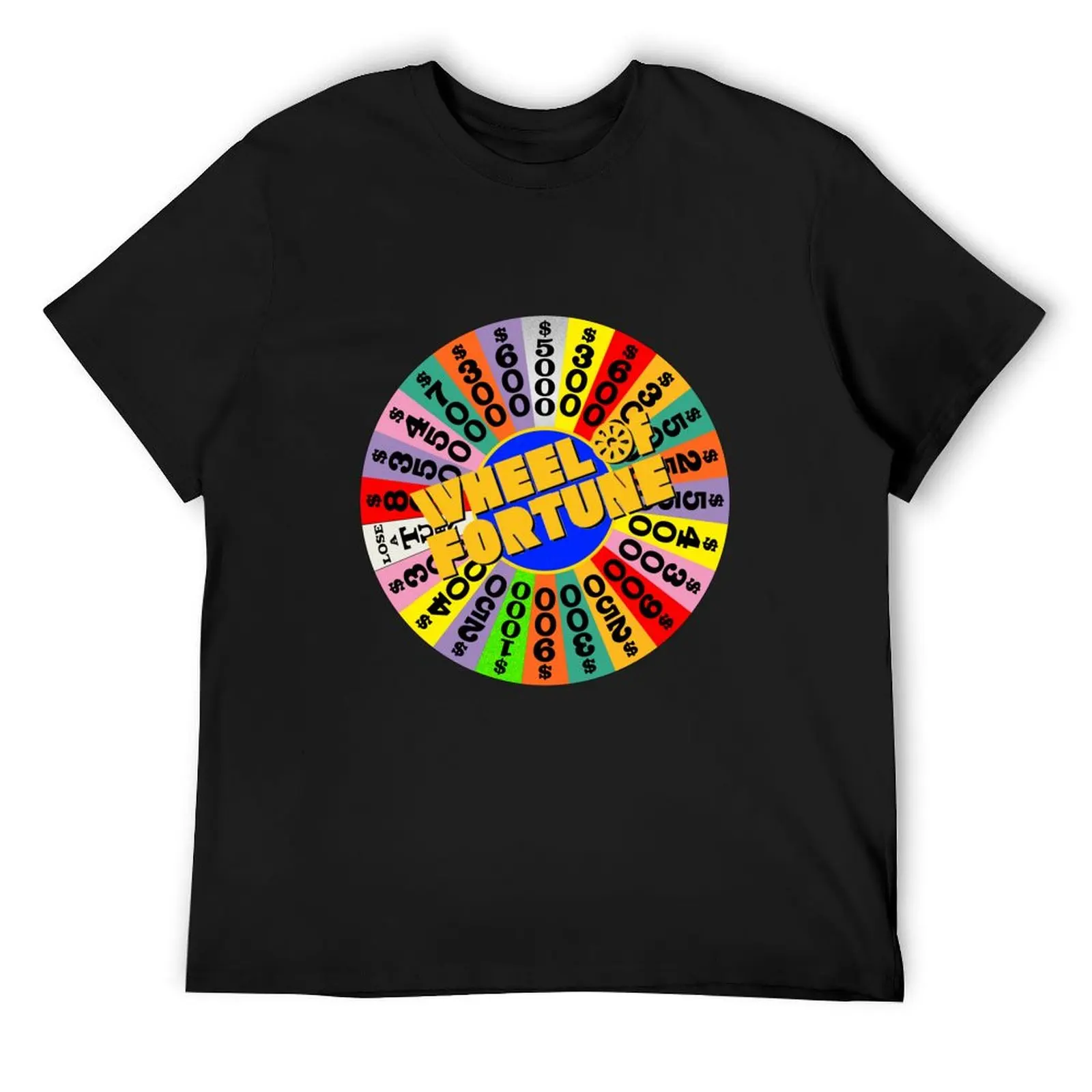 

Wheel of Fortune T-Shirt luxury t-shirt graphic shirts plus size tops tee shirts for men