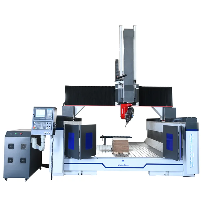 CNC Milg Hine de 5 ejes de alta precisión, multifuncional con un solo husillo, componentes de núcleo de engranaje de Servomotor de nueva condición