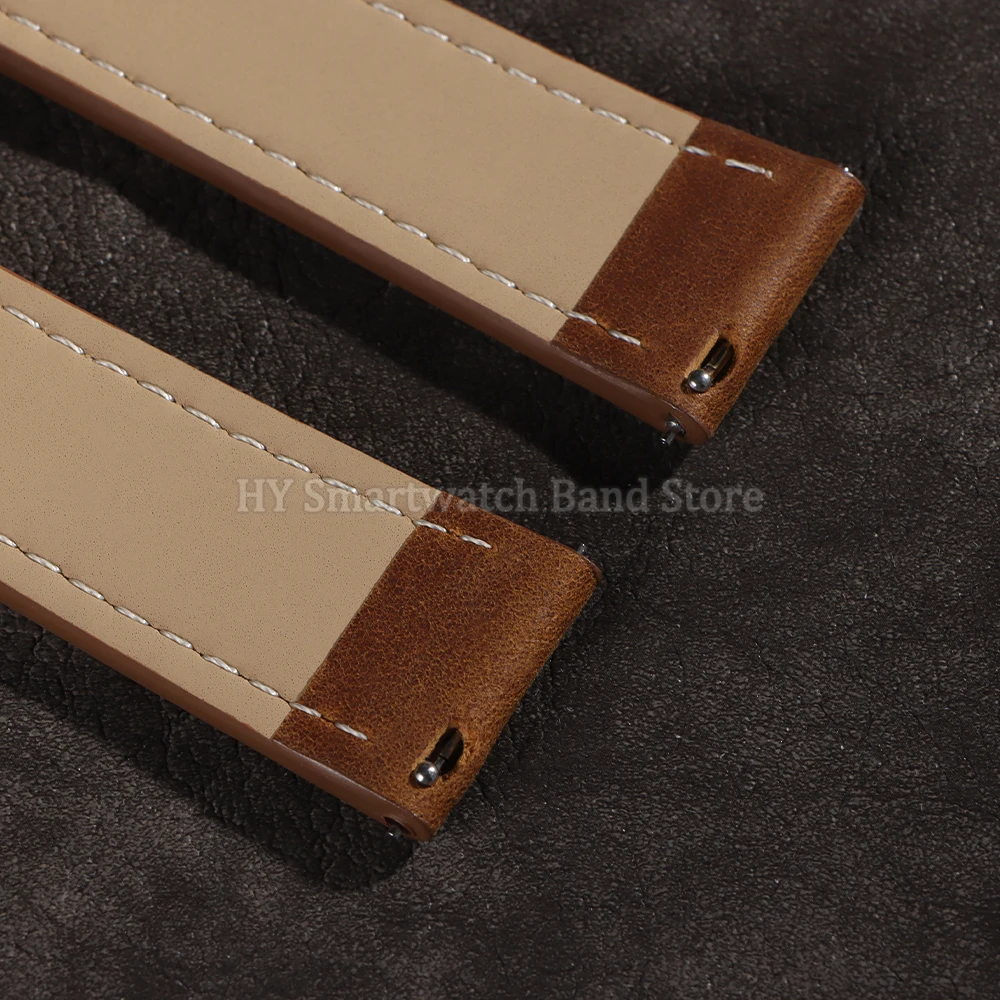 18 مللي متر 20 مللي متر 22 مللي متر 24 مللي متر جلد العجل حزام ساعة اليد ل Seiko ل أوميغا المعصم الفرقة ل رولكس الإفراج السريع سوار دبوس معدني المشبك