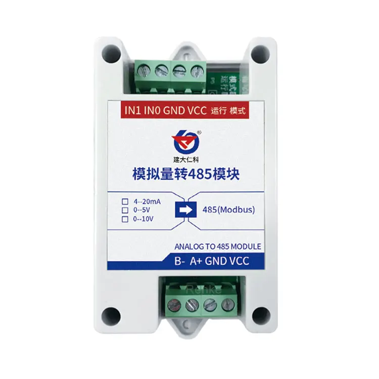 Moduł 0-5V 0-10V 4-20mA na wyjście Rs485 Analogowy konwerter na 485