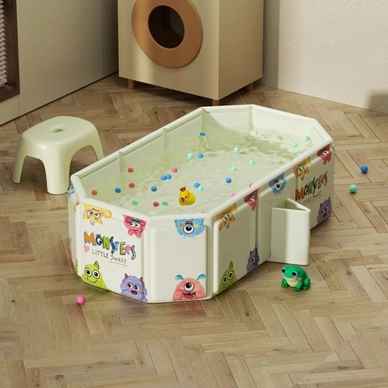 

Infant Bathtub Providing Comfort Safety Portability Foldable Shower Basin for Compact Storage Anti Slip Bottom 15UB