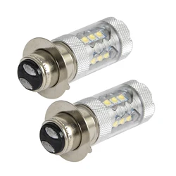 Bombilla LED halógena P15D para Yamaha YFM/Banshee 350 Blaster 200, Kit de faros delanteros P15D-25-1, actualización