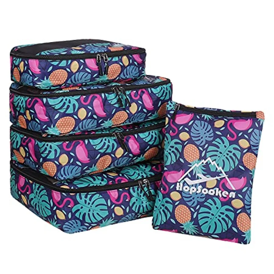 

Набор из 5 органайзеров для путешествий: большие сумки-органайзеры для чемоданов, аксессуары для путешествий, 4 куба и 1 мешок для белья