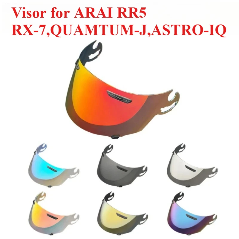 Motorcycle Helmet Visor for ARAI RR5 RX-7,QUAMTUM-J,ASTRO-IQ Anti-UV Dustproof Helmet Lens Helmet Accessories