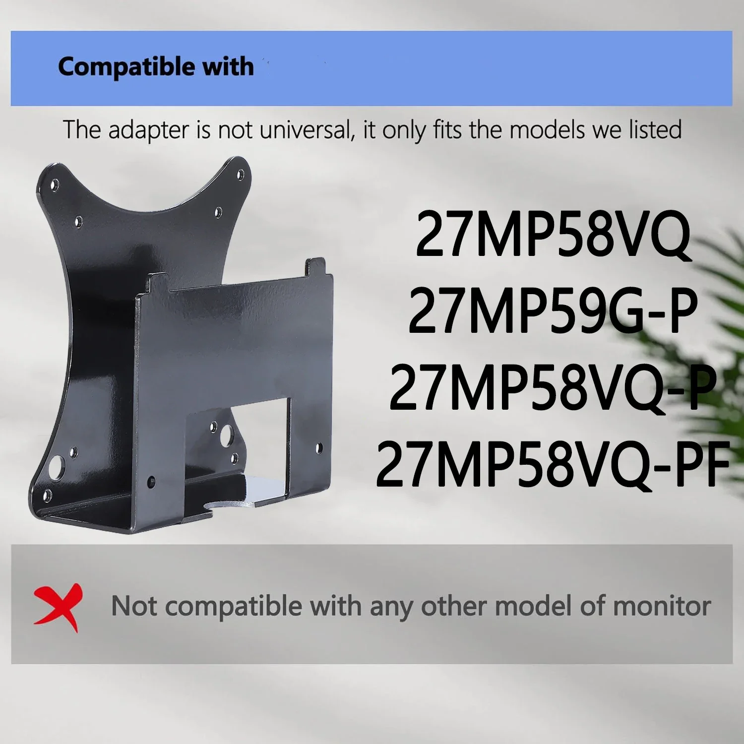 Brand New for LG 27MP58VQ 27MP59G-P 27MP58VQ-P 27MP58VQ-PF Monitors Wall Mount 75x75 &100x100 Monitor VESA Adapter for Arms