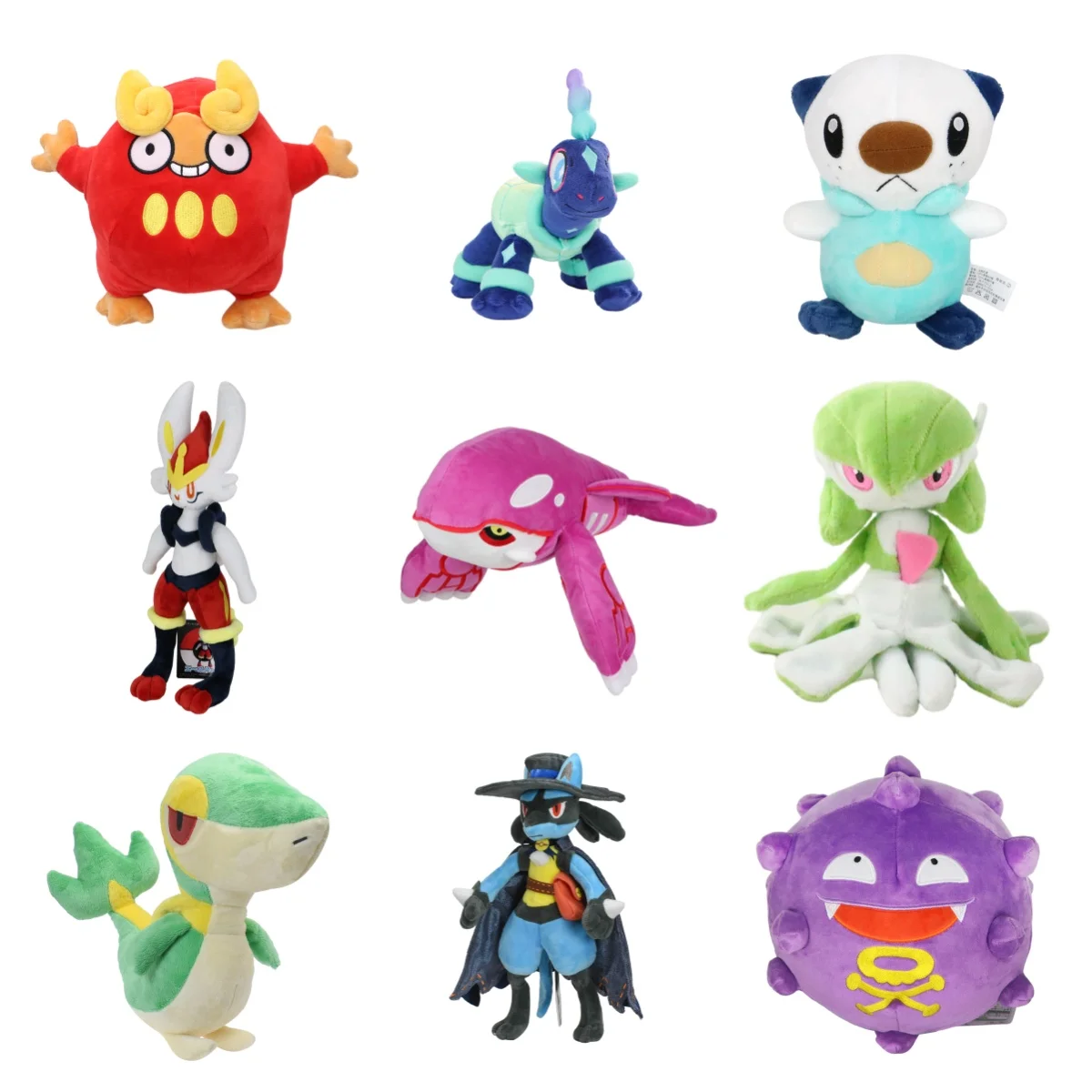 

Милые плюшевые игрушки Покемон: Скитти, Фурет, Хо-О, Лукарио, Гардевоар – мягкие аниме-куклы, подарок