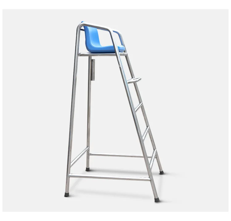 Swimming pool lifesaving chair, stainless steel thickened safety observation chair,referee bench,ifesaving observation platform