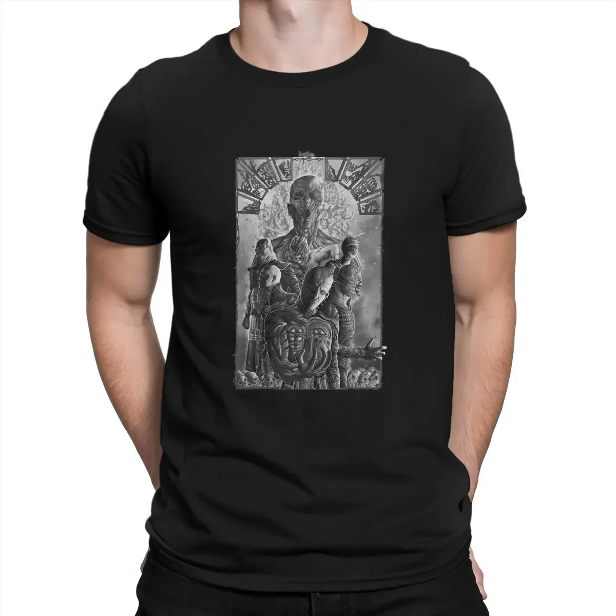 From Hell Film T-Shirts Men Hellraiser Leisure Cotton Tees O Neck Short Sleeve T Shirts Party Tops