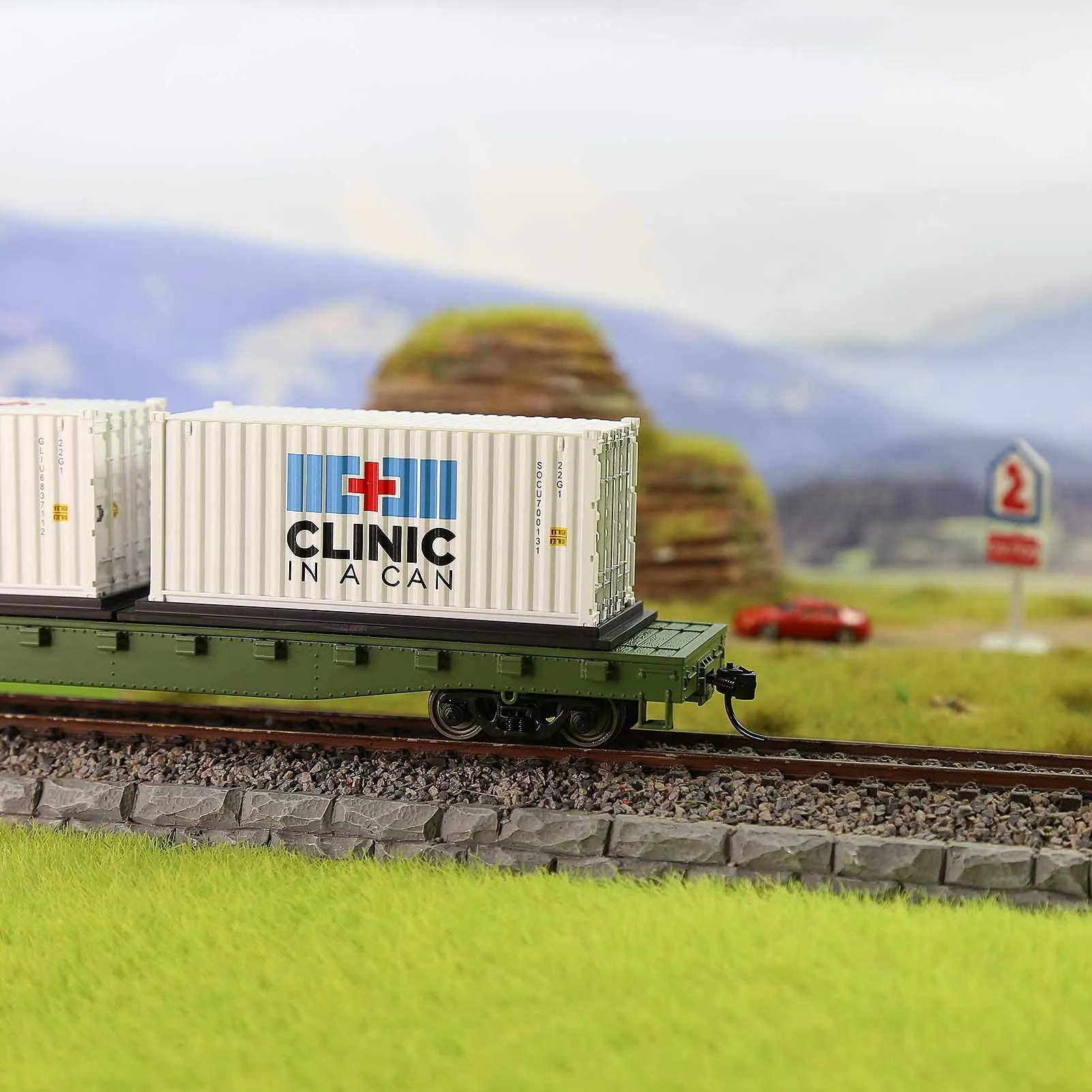 Evemodel HO Scale 1:87 20ft Shipping Container Cargo Box 20\' Container C8726 Logistics Series