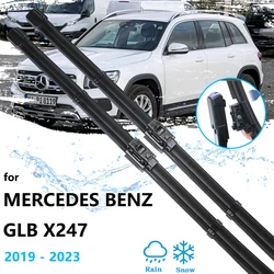 3x For Mercedes Benz GLB X247 180 200 35 250 2019~2023 Brusdes Front Rear Wiper Blades Set Windshield Windscreen Car Accessories