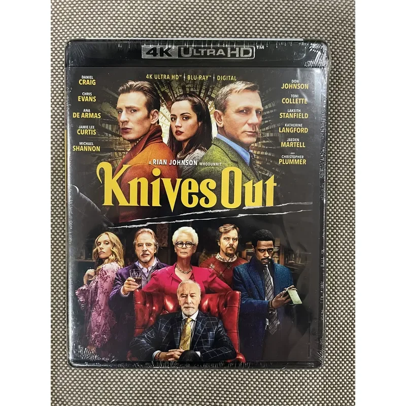 New Knives Out 4K UHD Blu-ray Disc Movie