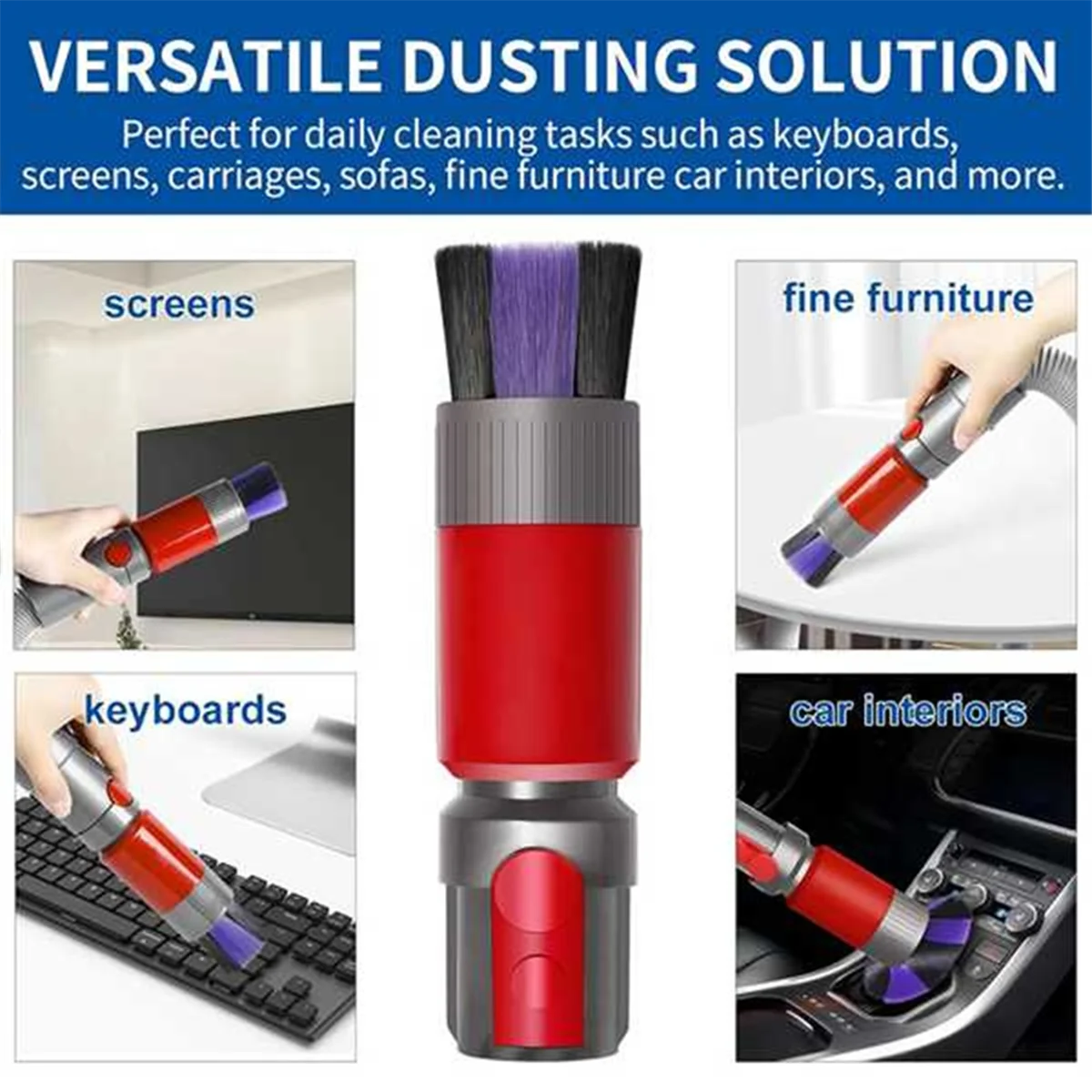 Dyson v15、v11、v10、v8、v7、ギャップクリーニングツール、カードライヤー、ベントアンドコーナーダスト