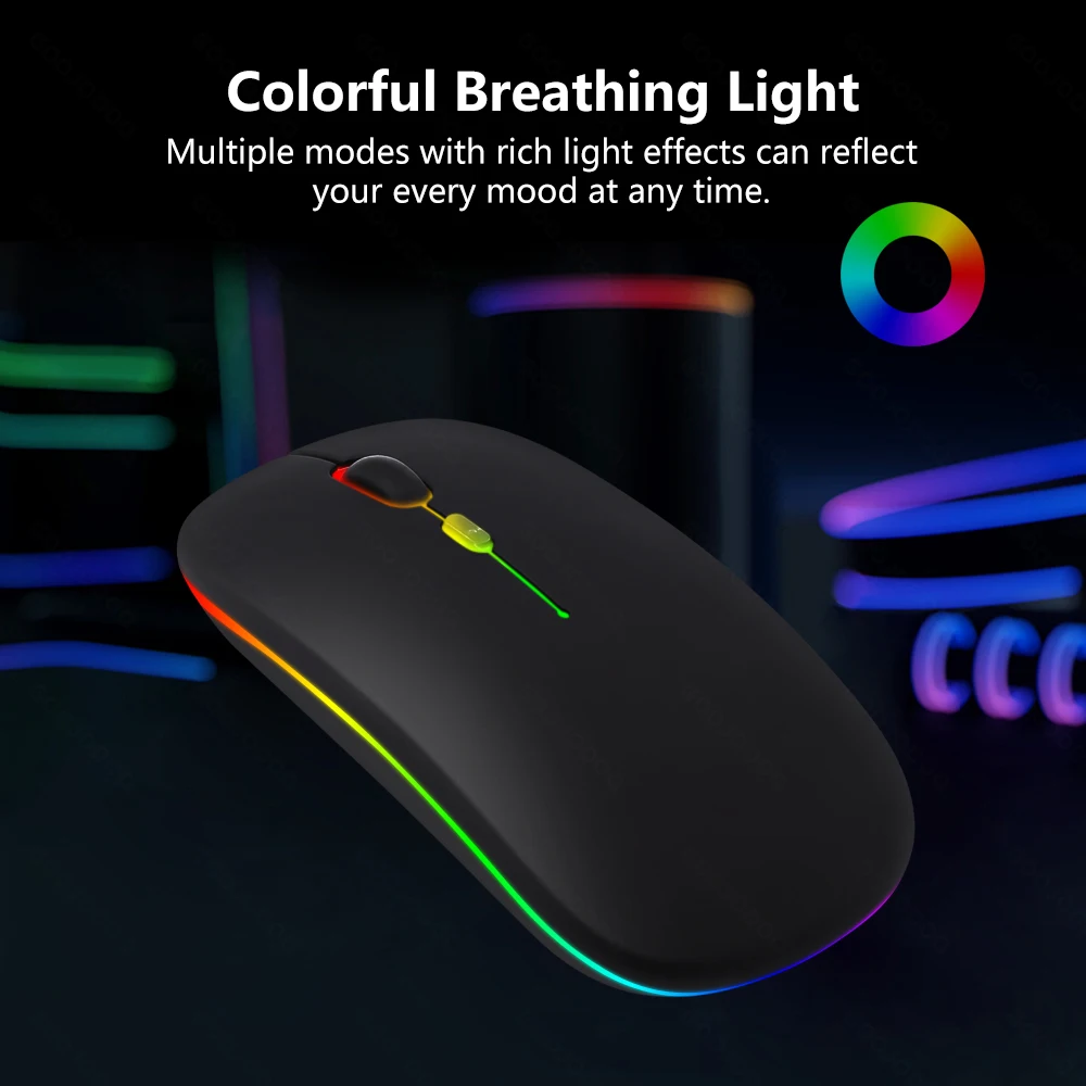 Bettdow Mouse Sem Fio Wireless 2400DPI 2,4GHz Bluetooth Mouse Bettdow Mouse Sem Fio Wireless 2400DPI 2,4GHz Bluetooth Mouse