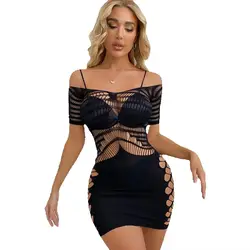 Sexy Ruffle Short Club Dress Ladies 2024 Autumn Green Bodycon Dresses For Women Party Tight Mini Dress Clubwear