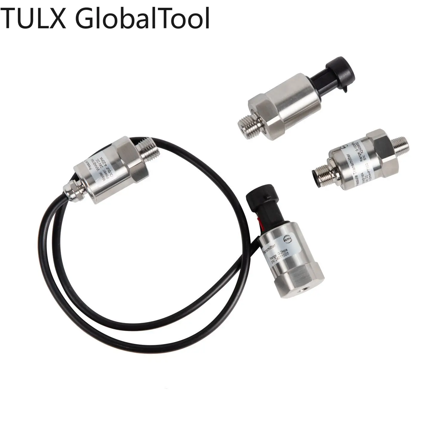 TULX    0-150Psi Pressure Sensor 5V G1/8 G1/4 IP65 Waterproof Pressure Transducer for Water Gas Oil Liquid