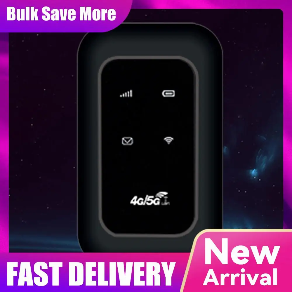 

Portable 4G LTE WiFi Modem with SIM Card Slot Wireless 4G Router 4G LTE Modem Router for RV Travel Vacation Camping Remote Area