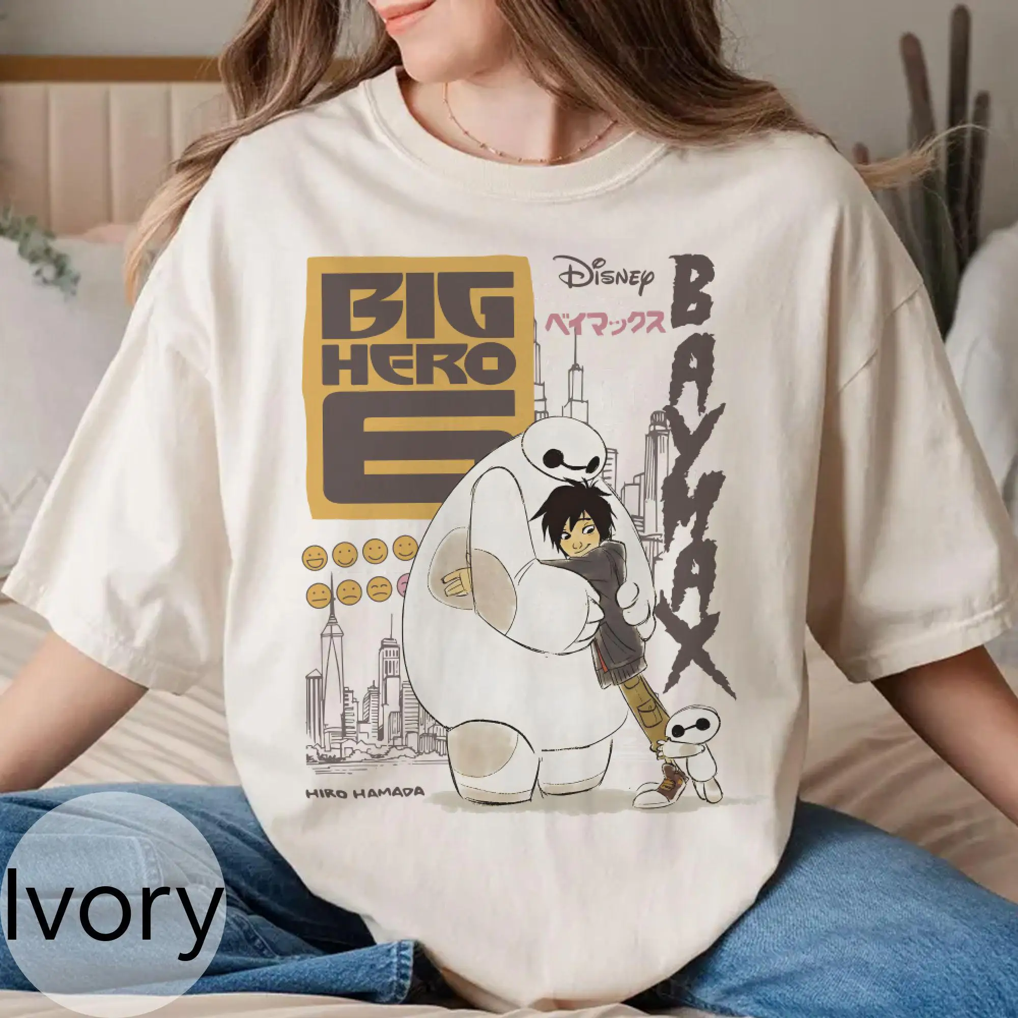 

Retro Disney Baymax and Friends T-shirt, Big Hero 6 Characters Tee, Hiro Hamada and Baymax Tee, Disneyland Family 2025 Trip