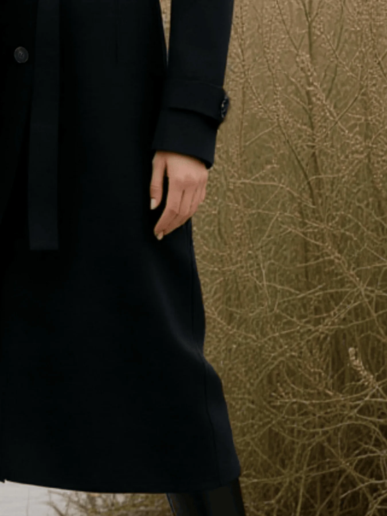 معطف شتوي للنساء ملابس خارجية أنيقة مع حزام معطف طويل للغاية سترة نسائية طويلة معطف سميك مبطن على الموضة الدافئة #6