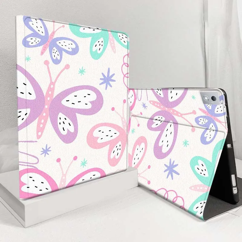 

Cartoon Colorful Paper Clip Case For Lenovo Pad Legion Xiaoxin Tab Y700 K10 M10 P11 3rd Pro GT Plus Gen 5G Tablet