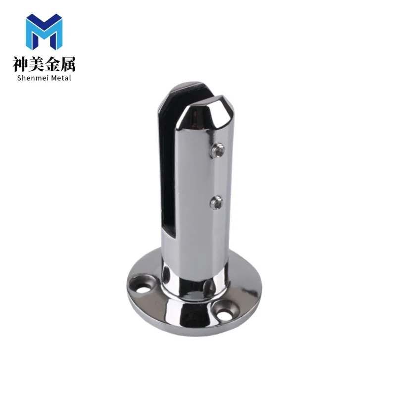 304 Mirror Stainless Steel Glass Fixing Clip Swimming Pool Clip Staircase Glass Fixing Bracket Railing Base Clip