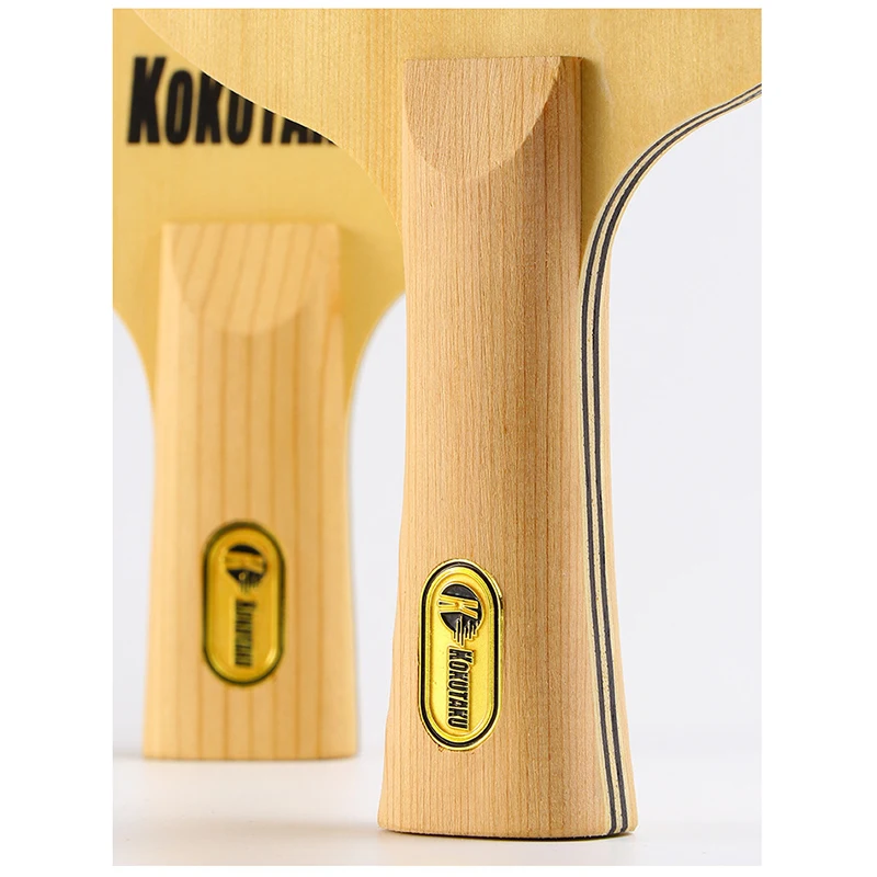 

Теннисная ракетка KOKUTAKU 7-Ply Table Tennis Blade KYOTO: 5-слойное дерево хиноки, 2-слойное кипарисовое дерево. Для быстрой атаки и топспинов. В комплекте с коробкой.