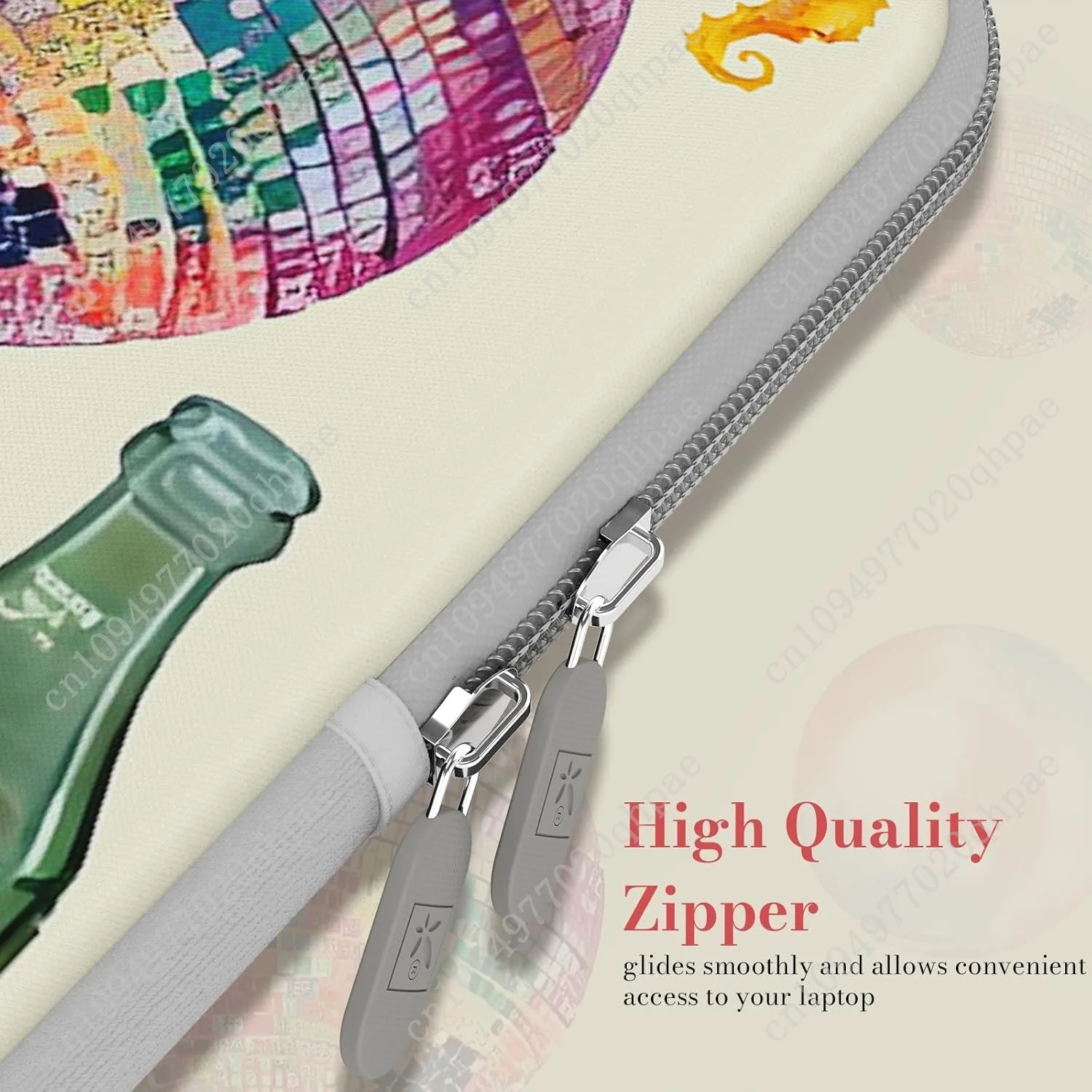 iCasso 노트북 슬리브 13인치 맥북 에어 13-13.6인치용, 귀여운 노트북 케이스 맥북 프로 13인치 14인치용, 슬림 보호 케이스