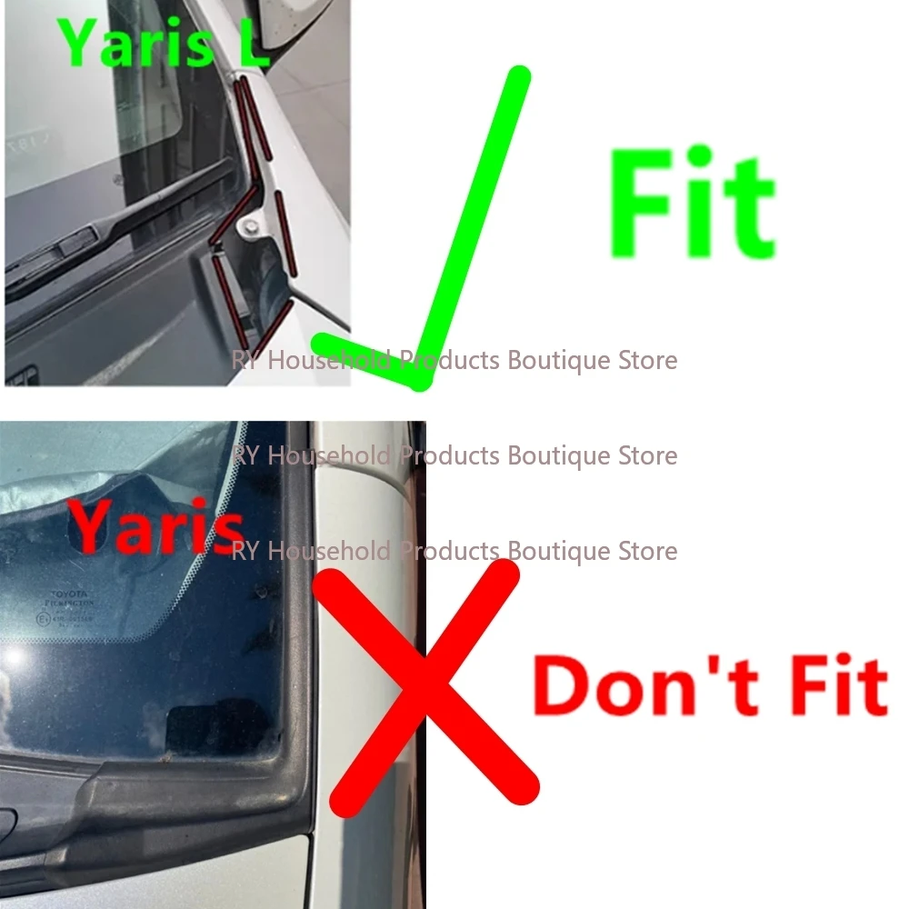 Front Windshield Water Collection Cap Wiper Cover Deflector For Toyota Vios FS Yaris L 2014 2015 2016 2017