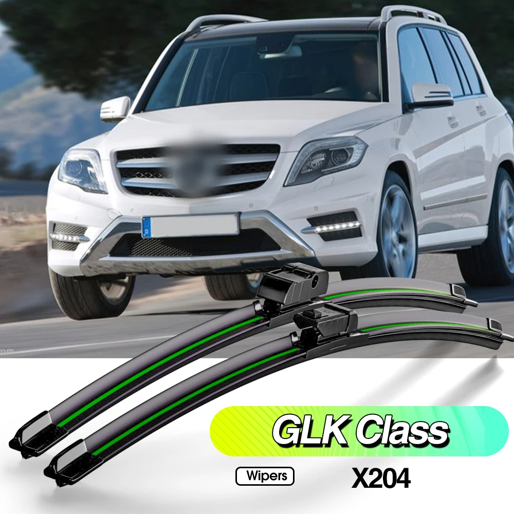 

For Mercedes Benz GLK Class X204 2008-2017 2pcs Front Windshield Wiper Blades Windscreen Window Accessories 2009 2010 2013 2016