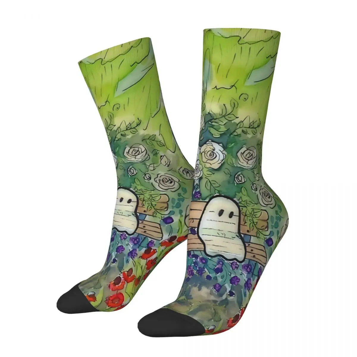 The Vanishing Glass Socks Male Mens Women Spring Stockings Polyester