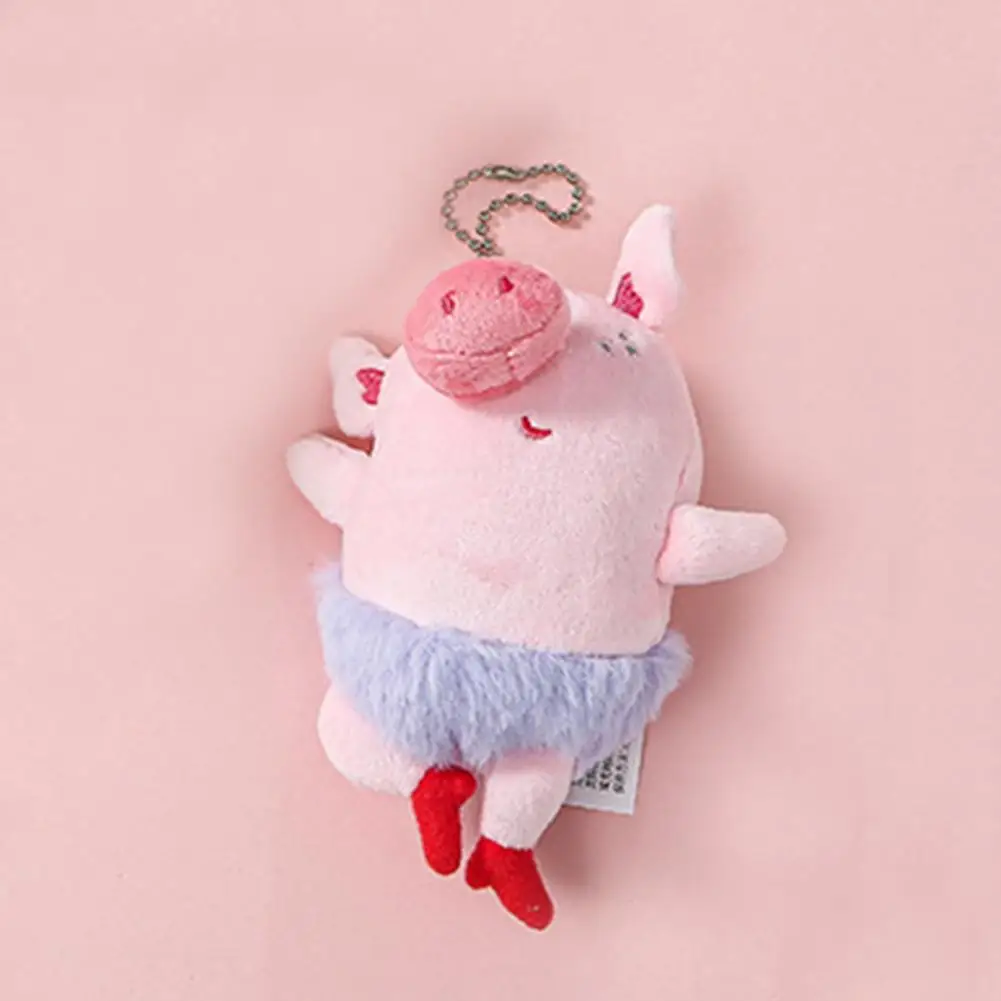 Mini Stuffed Doll  Fashion Hanging Lightweight  Mini Pig Doll Keychain Purse Accessories Birthday Gift