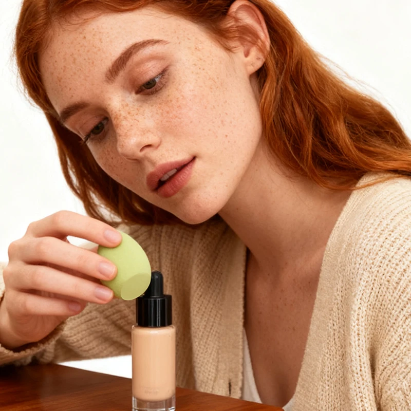 مجموعة إسفنجة مكياج مكونة من 24 قطعة من إسفنجة التجميل للكريمة السائلة والمسحوق، متعددة الألوان بدون لاتكس مناسبة للجميع #4