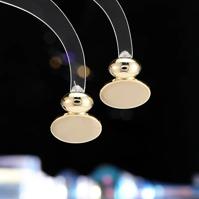 أقراط ريترو باللون الأحمر الخمري مع إحساس التصميم المتخصص، أقراط Ankela New Year Red الأكثر مبيعًا، أقراط متعددة الاستخدامات