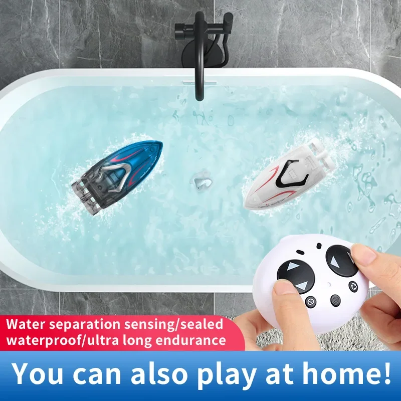 Mini C166 Rc Barca Piscina Motoscafo radiocomandato Giocattoli per bambini Nave telecomandata Regalo per bambini Giocattoli elettrici ad acqua impermeabili