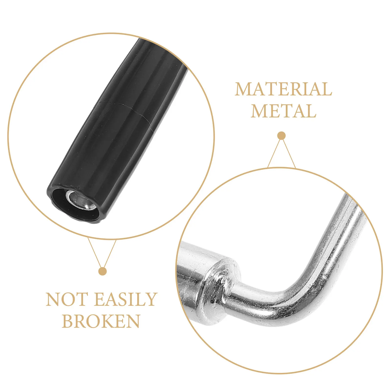 

Camper Crank Handle Manual Trailer Jack Hand Jack Replacement Part Handle Winding Camping Awning Crank Handle Clamp Pipe Fitting