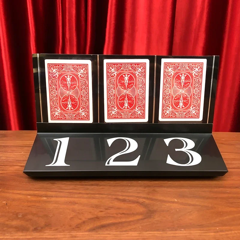 Trio Magic Tricks 3 Predictions Prophecy Card Magic Mentalism Illusion Close‑up Magic Props Magician Performance Accessories
